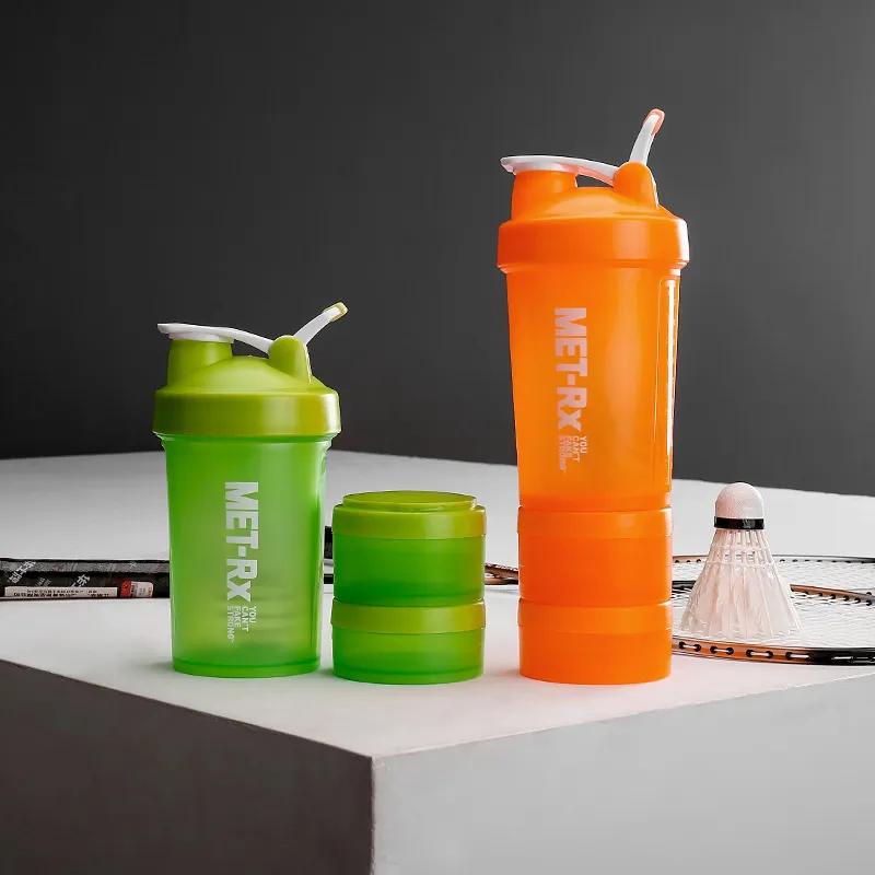 3-Layer Protein Shaker Bottle