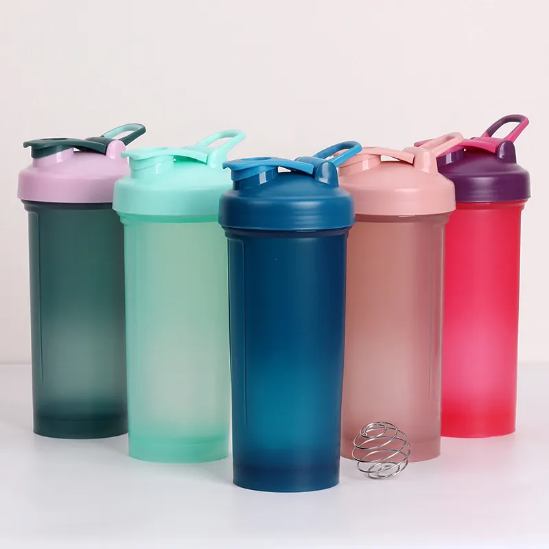 1.3L/1L Extra Large BPA-Free Sports Shaker Bottle with Mixing Ball