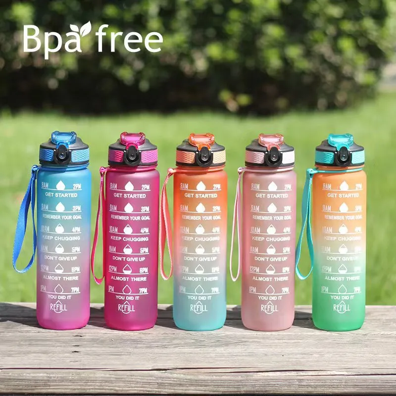 1000ml Large Capacity Tritan Sports Water Bottle (Space Cup)