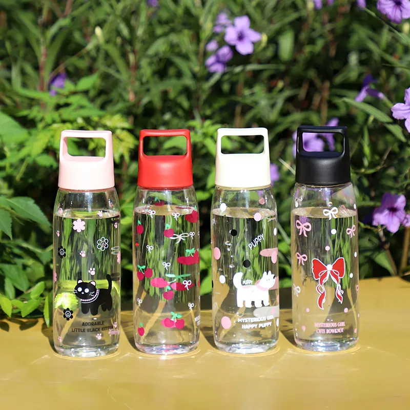 Cute Cartoon Design Heat-Resistant Portable Sports Water Bottle