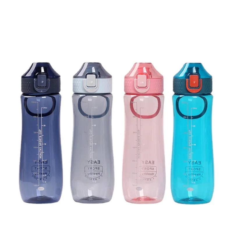 800ml Custom Large Capacity Flip-Top Sports Water Bottle for Kids & Outdoors