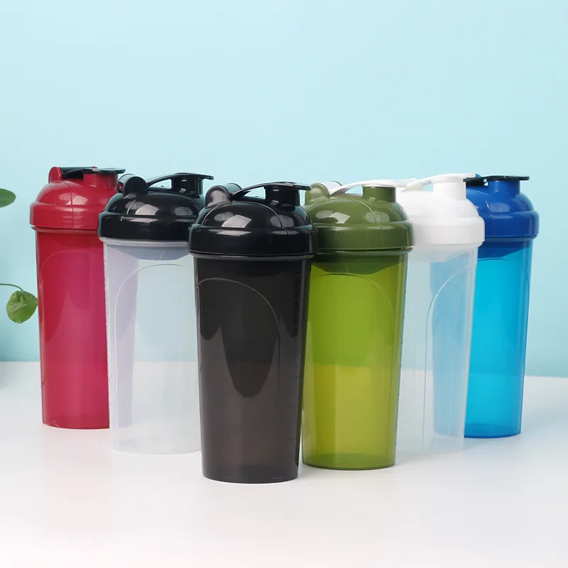 700ml Ready-to-Ship Protein Shaker Bottle with Measurement Markings
